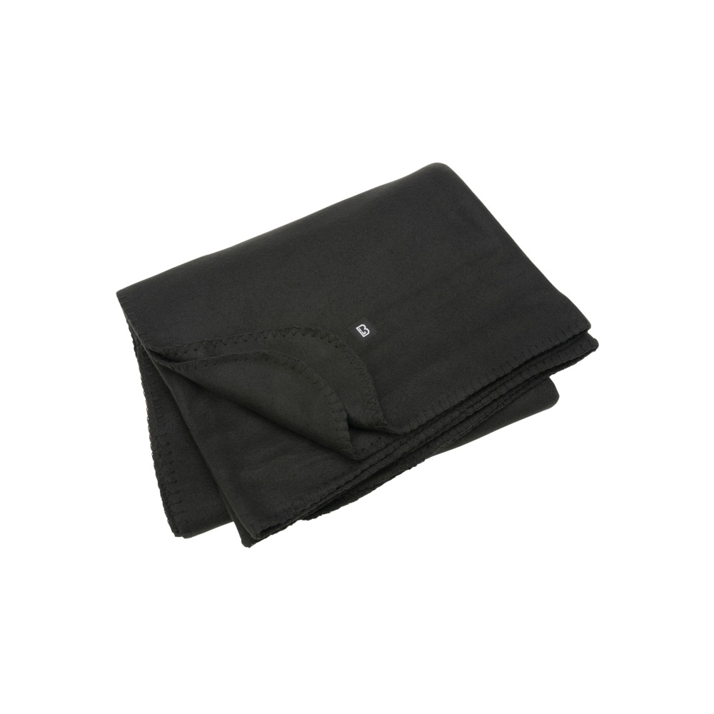 Brandit - Fleecedecke Plaid - One size - Zwart